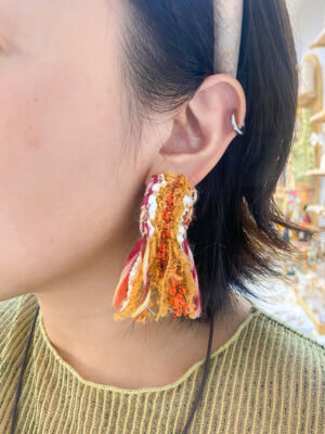 手作梭織耳飾  Weaving Earrings