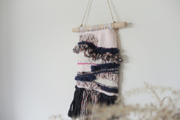 手作梭織掛畫  居家裝飾 Art weaving